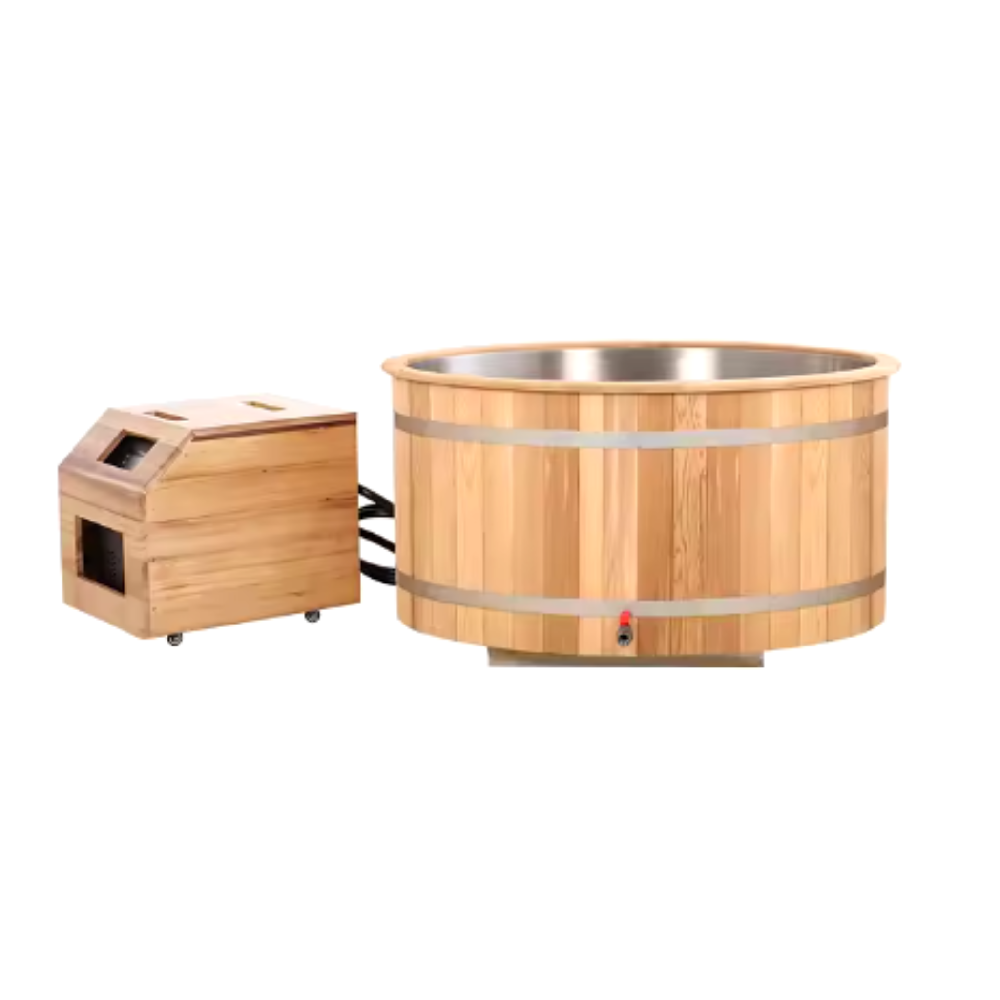 NaturePlunge Oak Cold Tub