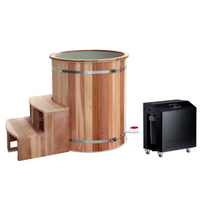 EcoChill Teak Cold Plunge Tub