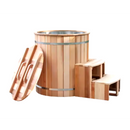 EcoChill Teak Cold Plunge Tub